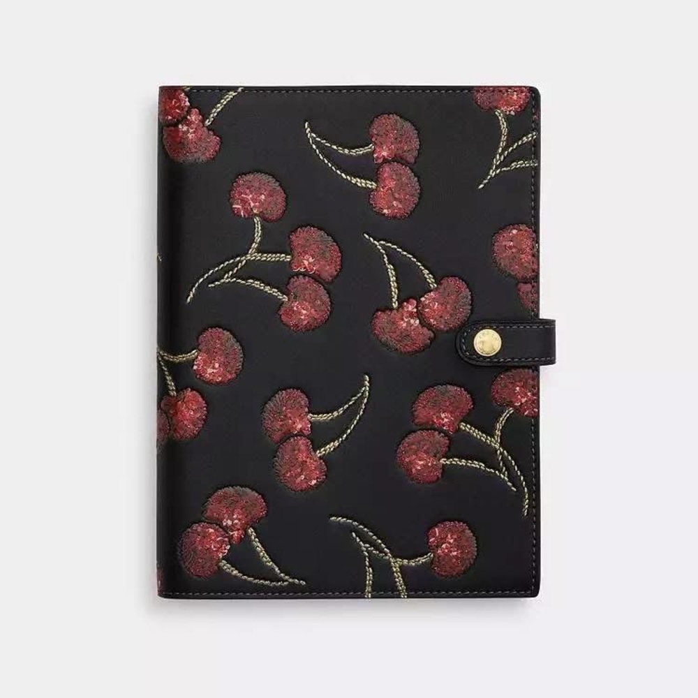 🍒Coach Notebook With Cherry Print🍒